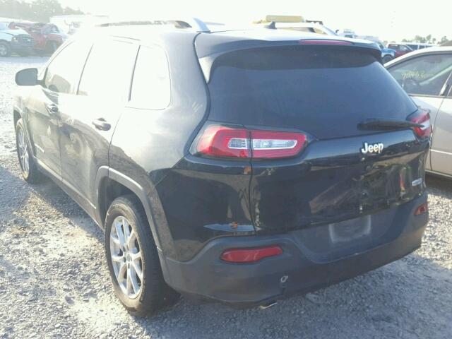 1C4PJLCBXFW781786 - 2015 JEEP CHEROKEE L BLACK photo 3