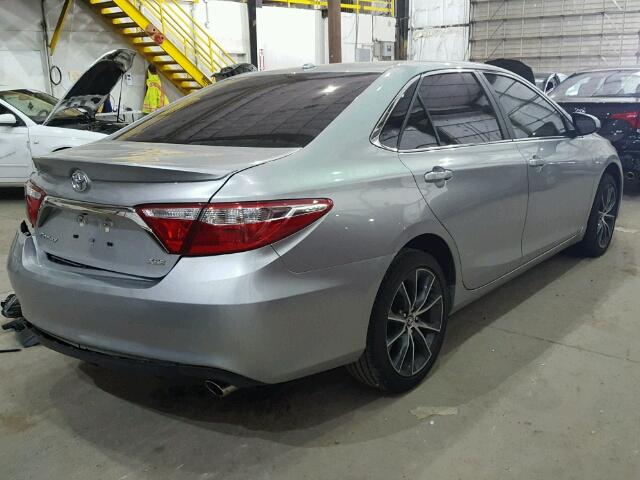 4T1BK1FK9HU577742 - 2017 TOYOTA CAMRY SILVER photo 4