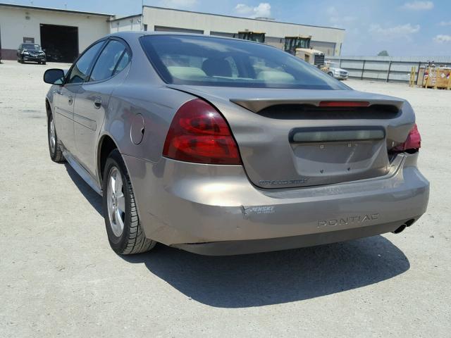 2G2WP552661246887 - 2006 PONTIAC GRAND PRIX TAN photo 3