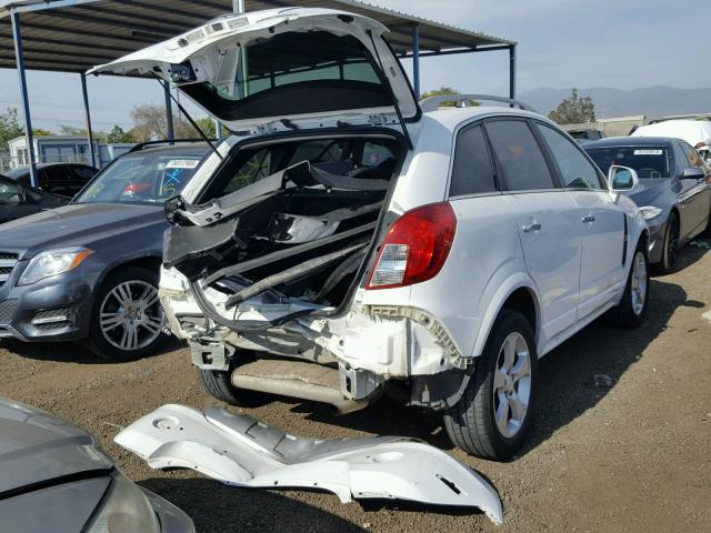 3GNAL4EK0DS554318 - 2013 CHEVROLET CAPTIVA LT WHITE photo 4