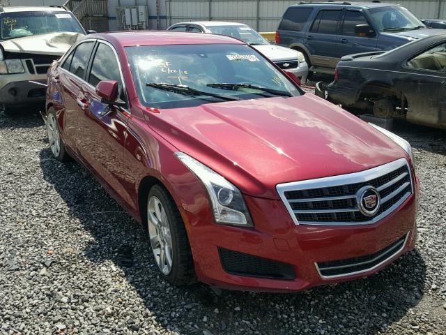 1G6AB5RA2D0127297 - 2013 CADILLAC ATS LUXURY RED photo 1