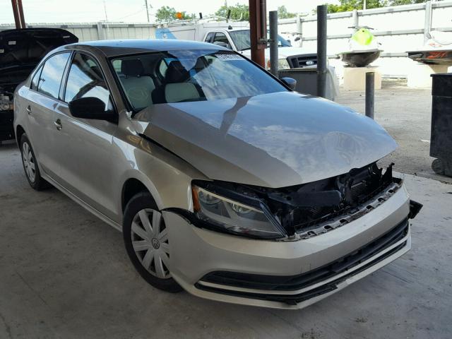 3VW2K7AJ7FM278710 - 2015 VOLKSWAGEN JETTA BASE 奶油色 照片 1
