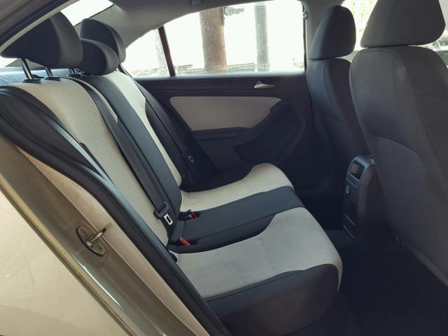 3VW2K7AJ7FM278710 - 2015 VOLKSWAGEN JETTA BASE 奶油色 照片 6