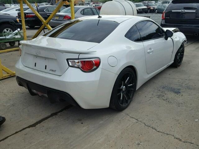 JF1ZNAA15D1730255 - 2013 TOYOTA SCION FR-S WHITE photo 4