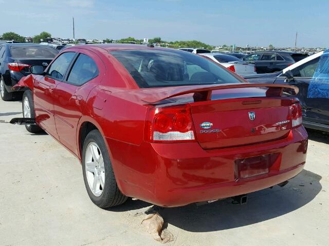 2B3CA9CVXAH316851 - 2010 DODGE CHARGER RA MAROON photo 3