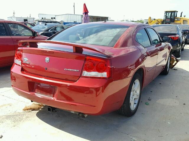 2B3CA9CVXAH316851 - 2010 DODGE CHARGER RA MAROON photo 4