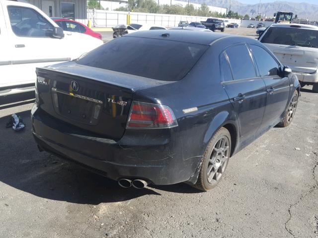 19UUA76507A013542 - 2007 ACURA TL TYPE S BLACK photo 4