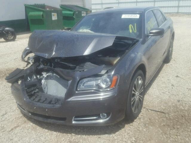 2C3CCAGT5EH136609 - 2014 CHRYSLER 300 S CHARCOAL photo 2