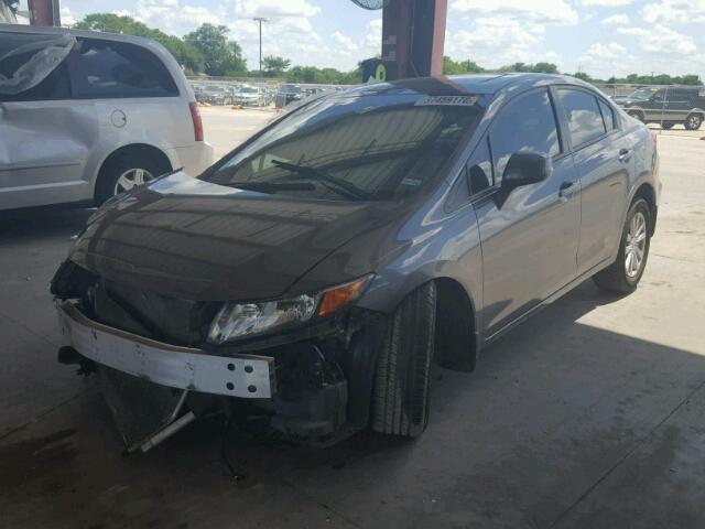 19XFB2F9XCE023674 - 2012 HONDA CIVIC EXL 灰色 照片 2