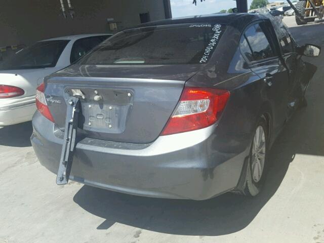 19XFB2F9XCE023674 - 2012 HONDA CIVIC EXL 灰色 照片 4