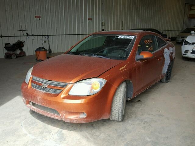 1G1AM15B877106733 - 2007 CHEVROLET COBALT SS ORANGE photo 2