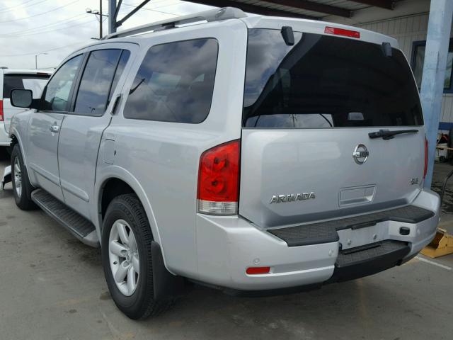 5N1AA0ND0AN615063 - 2010 NISSAN ARMADA SE SILVER photo 3