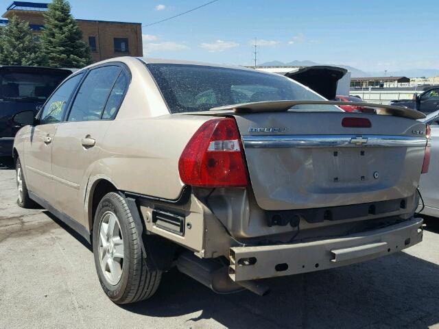 1G1ZT52835F312910 - 2005 CHEVROLET MALIBU LS 棕色 照片 3