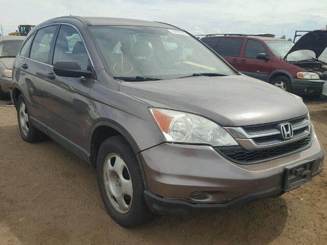 5J6RE4H34AL078127 - 2010 HONDA CR-V GRAY photo 1