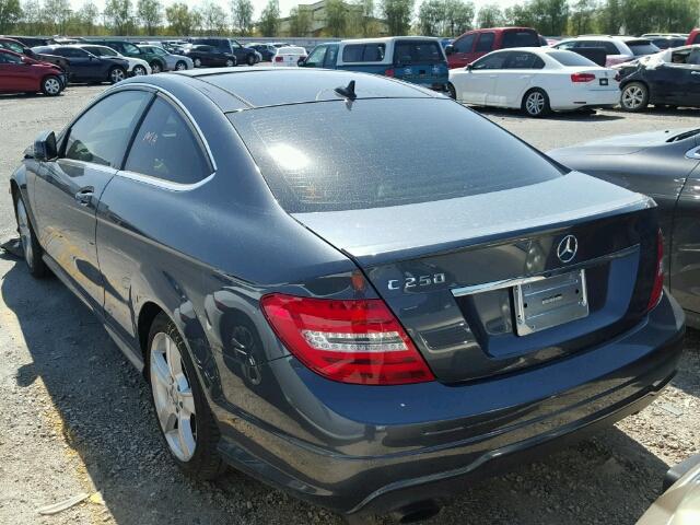 WDDGJ4HBXEG287862 - 2014 MERCEDES-BENZ C 250 GRAY photo 3