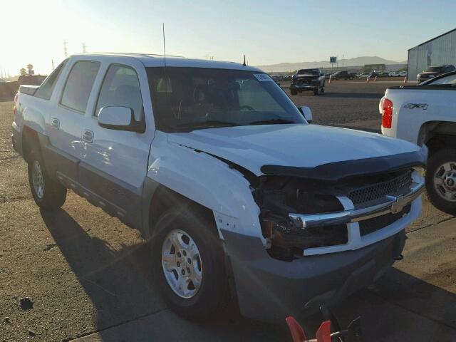 3GNEK13T82G213439 - 2002 CHEVROLET AVALANCHE WHITE photo 1