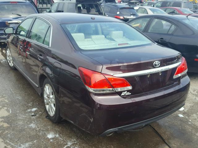 4T1BK3DB4CU446452 - 2012 TOYOTA AVALON BAS Kastanienbraun Foto 3