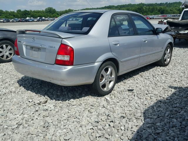 JM1BJ225210410634 - 2001 MAZDA PROTEGE LX SILVER photo 4