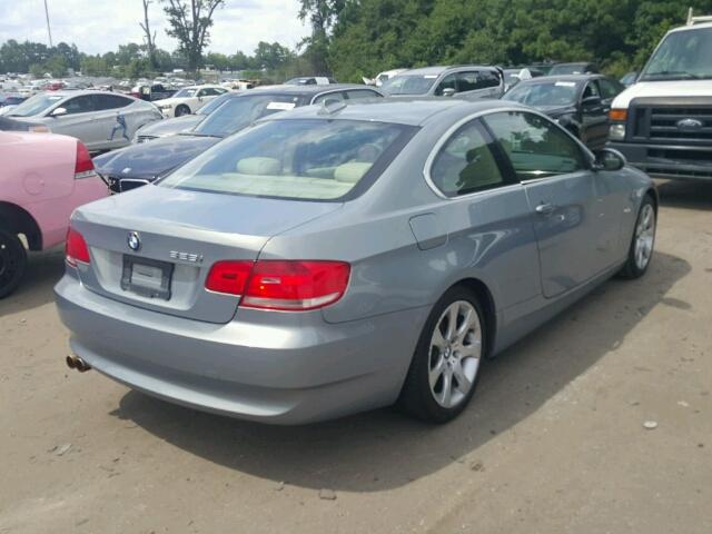 WBAWB33567PV70029 - 2007 BMW 328 I SILVER photo 4