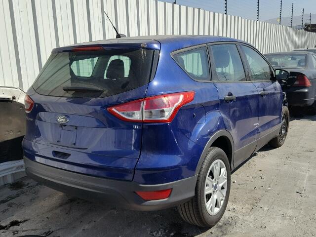 1FMCU0F74GUA29845 - 2016 FORD ESCAPE S BLUE photo 4