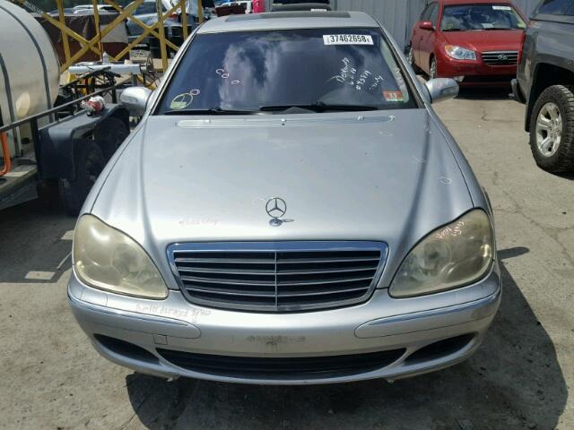 WDBNG70J44A393874 - 2004 MERCEDES-BENZ S 430 SILVER photo 9