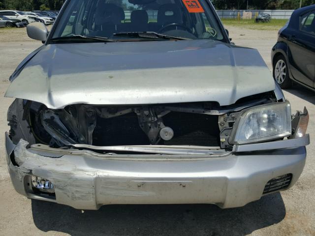 JF1SF65612H731909 - 2002 SUBARU FORESTER S SILVER photo 9