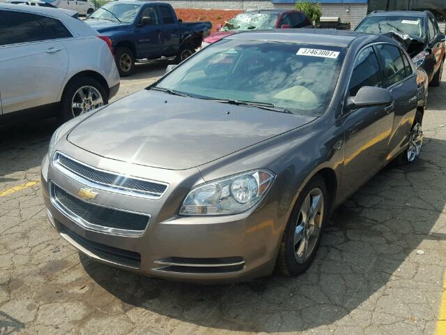 1G1ZC5EB8AF302004 - 2010 CHEVROLET MALIBU 1LT BROWN photo 2