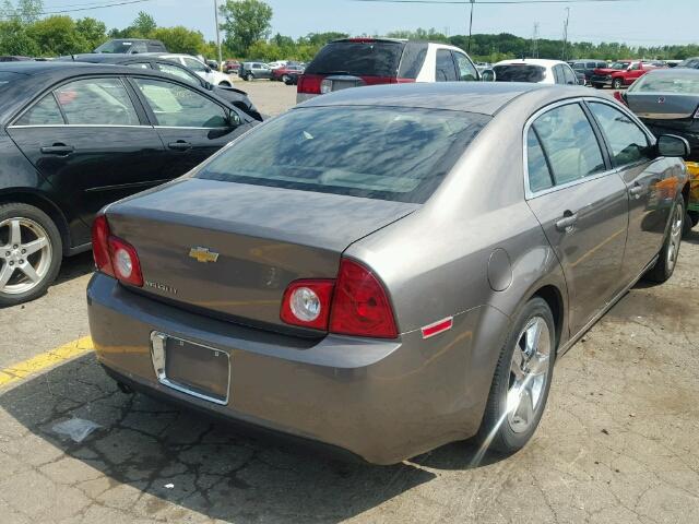 1G1ZC5EB8AF302004 - 2010 CHEVROLET MALIBU 1LT 棕色 照片 4
