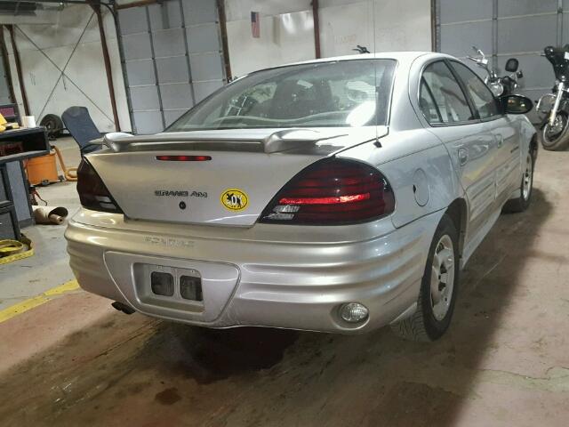 1G2NE52F72C142891 - 2002 PONTIAC GRAND AM S ვერცხლისფერი ფოტო 4