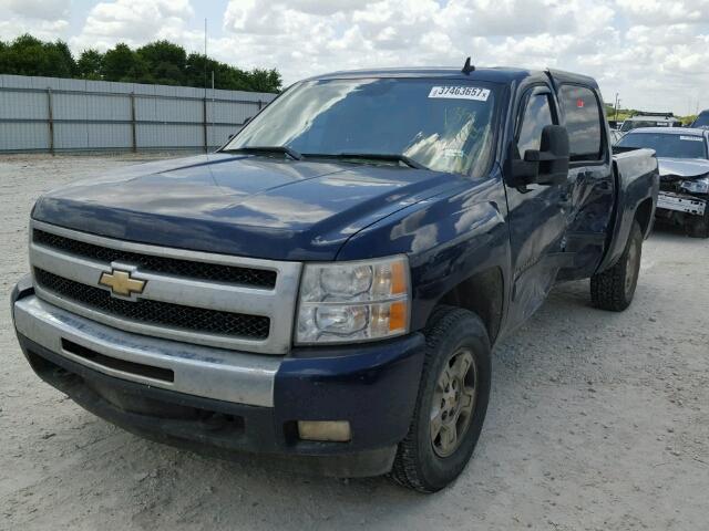 3GCEK23M39G135900 - 2009 CHEVROLET SILVERADO BLUE photo 2