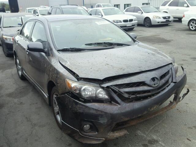 2T1BU4EE4BC656090 - 2011 TOYOTA COROLLA BA GRAY photo 1