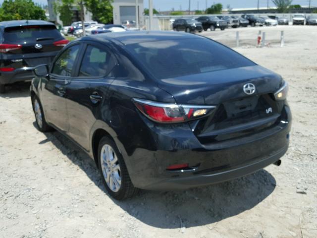 3MYDLBZV7GY107762 - 2016 TOYOTA SCION IA BLACK photo 3
