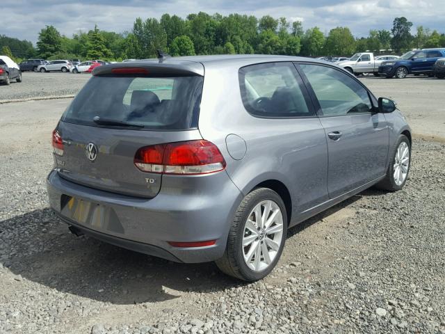 WVWMM7AJ3CW158338 - 2012 VOLKSWAGEN GOLF 灰色 照片 4