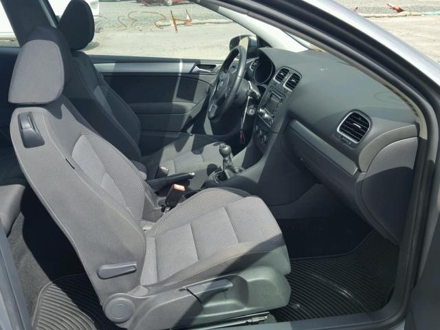 WVWMM7AJ3CW158338 - 2012 VOLKSWAGEN GOLF 灰色 照片 5