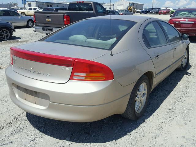 2B3HD46R62H239461 - 2002 DODGE INTREPID S GOLD photo 4