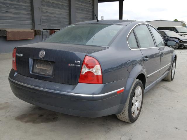 WVWTH63B13P432601 - 2003 VOLKSWAGEN PASSAT GLX GRAY photo 4