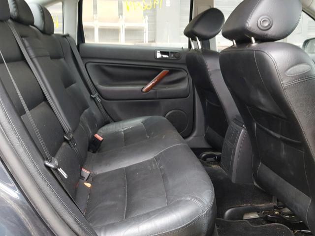 WVWTH63B13P432601 - 2003 VOLKSWAGEN PASSAT GLX GRAY photo 6