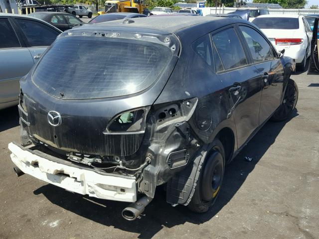 JM1BL1K43B1389719 - 2011 MAZDA SPEED 3 BLACK photo 4