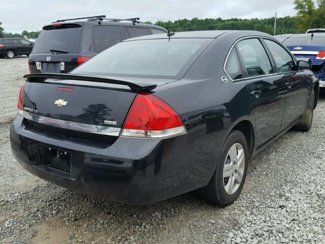 2G1WB58KX89228833 - 2008 CHEVROLET IMPALA 黑色 照片 4