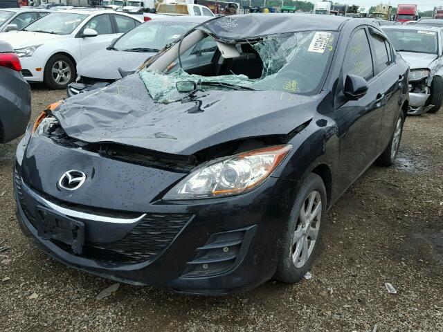 JM1BL1SF4A1205923 - 2010 MAZDA 3 I BLACK photo 2