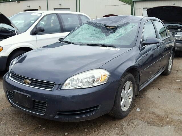 2G1WT57K491174623 - 2009 CHEVROLET IMPALA 1LT GRAY photo 2