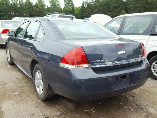 2G1WT57K491174623 - 2009 CHEVROLET IMPALA 1LT GRAY photo 3