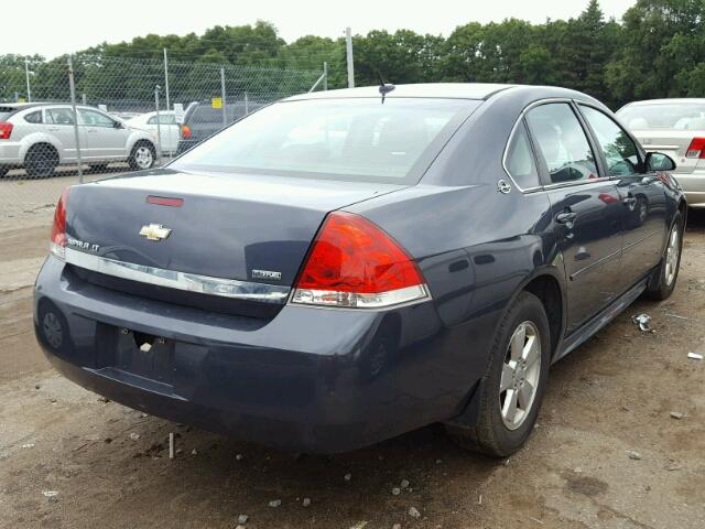 2G1WT57K491174623 - 2009 CHEVROLET IMPALA 1LT GRAY photo 4