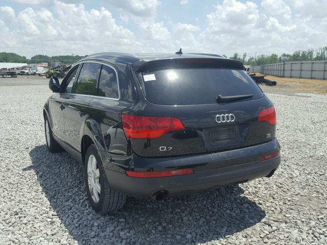 WA1BY74L27D055111 - 2007 AUDI Q7 3.6 QUA BLACK photo 3