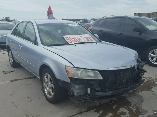 5NPEU46F76H106180 - 2006 HYUNDAI SONATA TURQUOISE photo 1