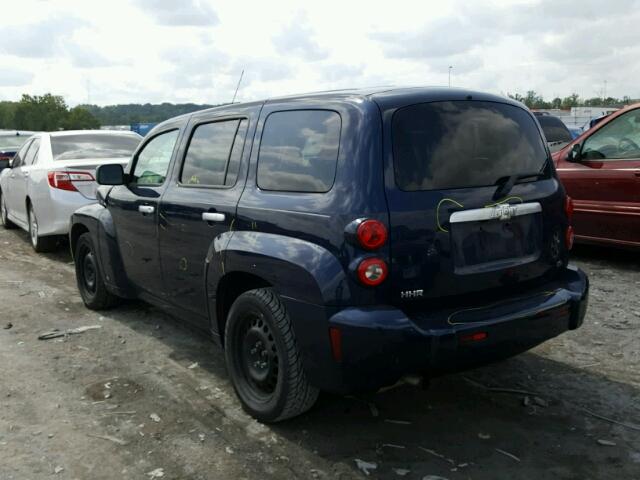 3GNDA13D17S604511 - 2007 CHEVROLET HHR LS BLUE photo 3