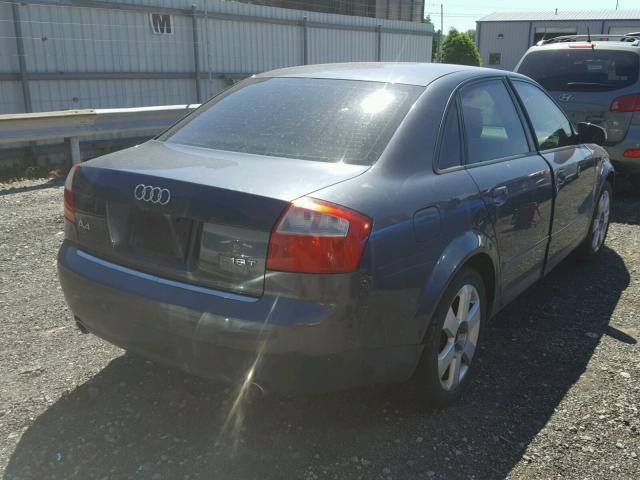 WAUJC68E74A016966 - 2004 AUDI A4 1.8T CHARCOAL photo 4