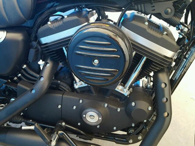 1HD4LE213HC432618 - 2017 HARLEY-DAVIDSON XL883 IRON RED photo 7