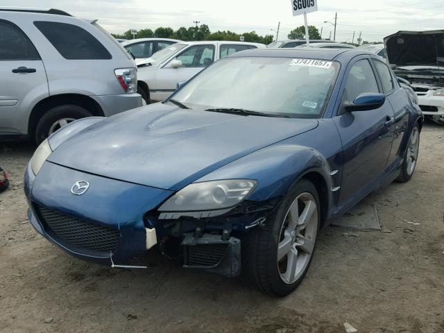 JM1FE173570213070 - 2007 MAZDA RX8 BLUE photo 2