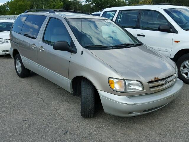 4T3ZF13C4YU272267 - 2000 TOYOTA SIENNA TAN photo 1